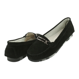 Mocassino Filippo DP1202 in pelle scamosciata nero 4
