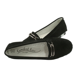 Mocassino Filippo DP1202 in pelle scamosciata nero 6