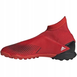 Scarpe da calcio Adidas Predator 20.3 Ll Tf Jr EF1949 rosso rosso 2
