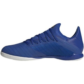 Scarpe da calcio Adidas X 19.3 In M EG7154 blu blu 2
