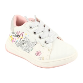 American Club Scarpe sportive per ragazze con una stella GC15 White bianco 1