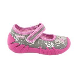 Scarpe per bambini Befado 109P178 grigio rosa 1