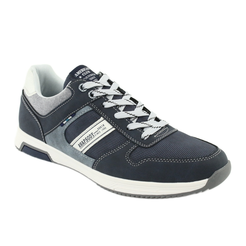 Scarpe sportive da uomo ADI American Club RH01 blu navy blu grigio 1