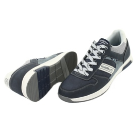 Scarpe sportive da uomo ADI American Club RH01 blu navy blu grigio 4