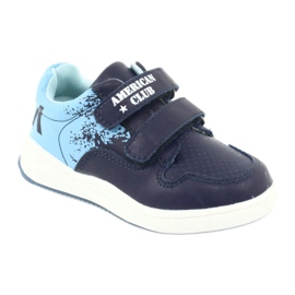 Scarpe sportive American Club GC18 Velcro blu navy blu 1
