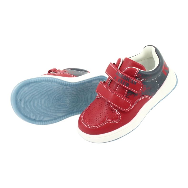 American Club Scarpe sportive in velcro rosse/blu navy rosso 5