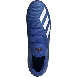 Scarpe da calcio Adidas X 19.3 Fg M EG7130 blu blu 1