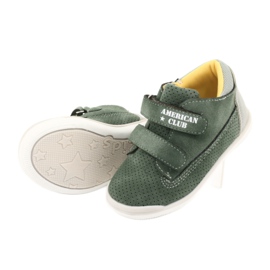 Stivali Con Velcro American Club GC22 grigio verde 5