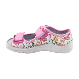 Scarpe per bambini Befado 969X142 blu rosa grigio verde giallo 2