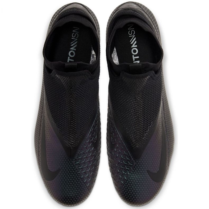 Nike Phantom Vsn 2 Pro Df Fg M CD4162-010 scarpe da calcio nero nero 1