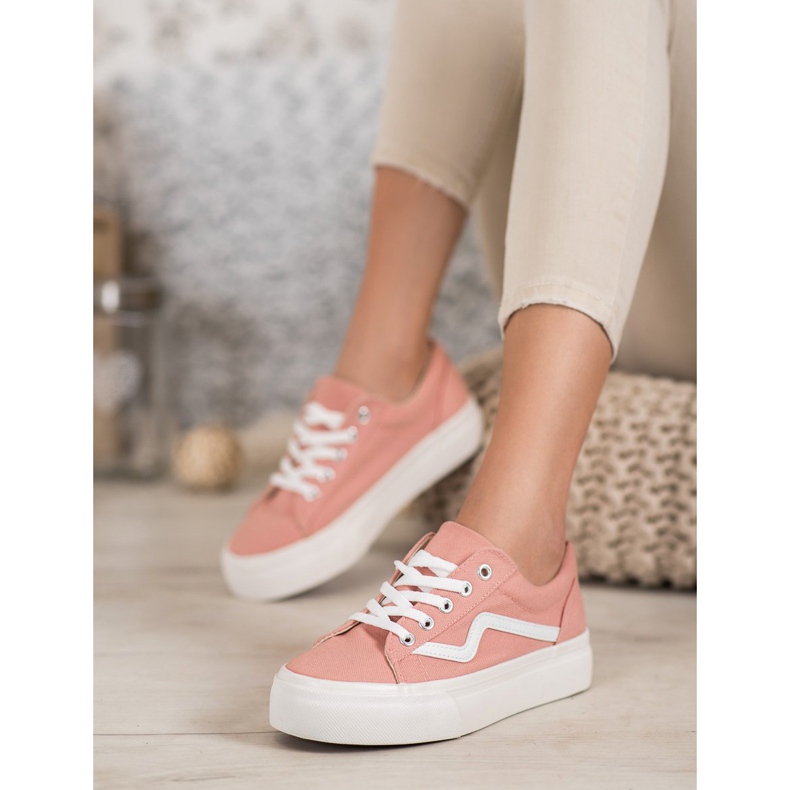 Kylie Sneakers rosa alla moda 2