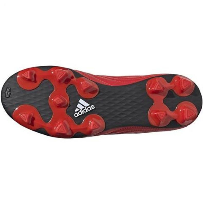 Scarpe da calcio Adidas Copa 20.4 Fg Jr EF1919 rosso arance e rossi 1