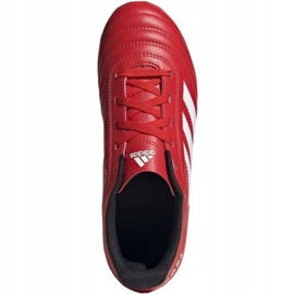 Scarpe da calcio Adidas Copa 20.4 Fg Jr EF1919 rosso arance e rossi 2