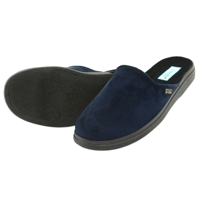 Ciabatte Befado 125m per diabetici blu navy 6