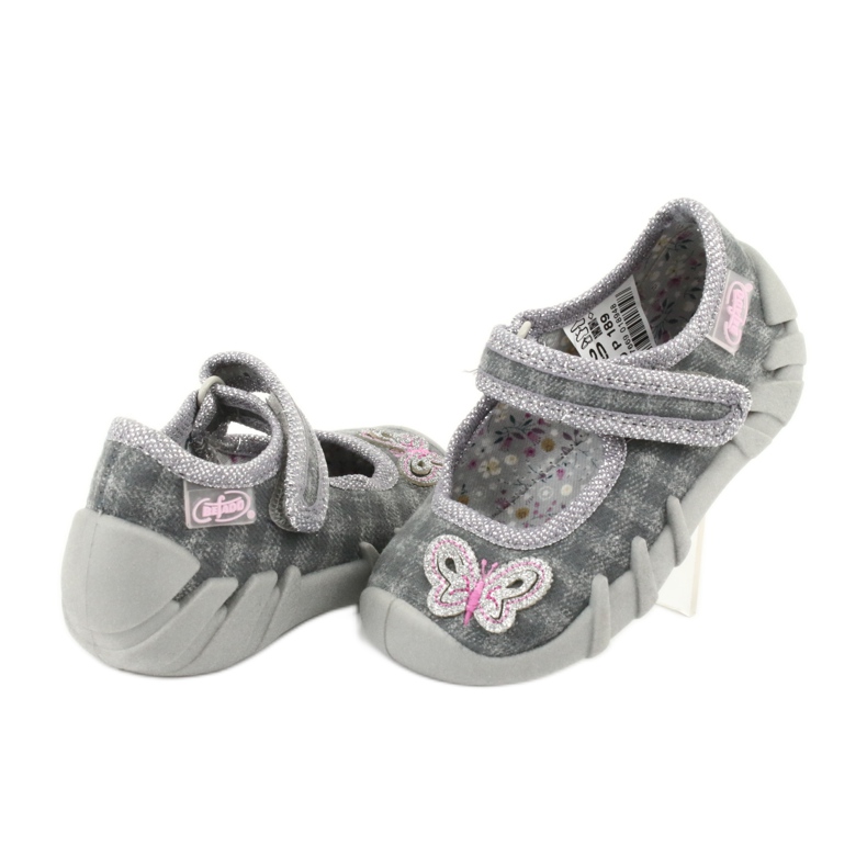 Scarpe per bambini Befado 109P189 grigio 4