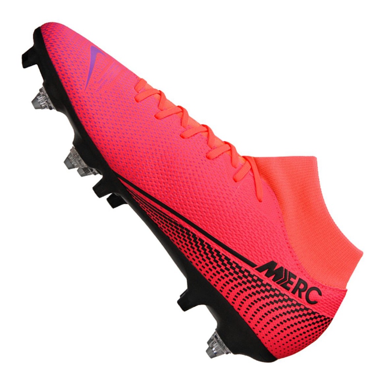 Scarpa Nike Superfly 7 Academy SG-Pro Ac M BQ9141-606 rosa rosso 1