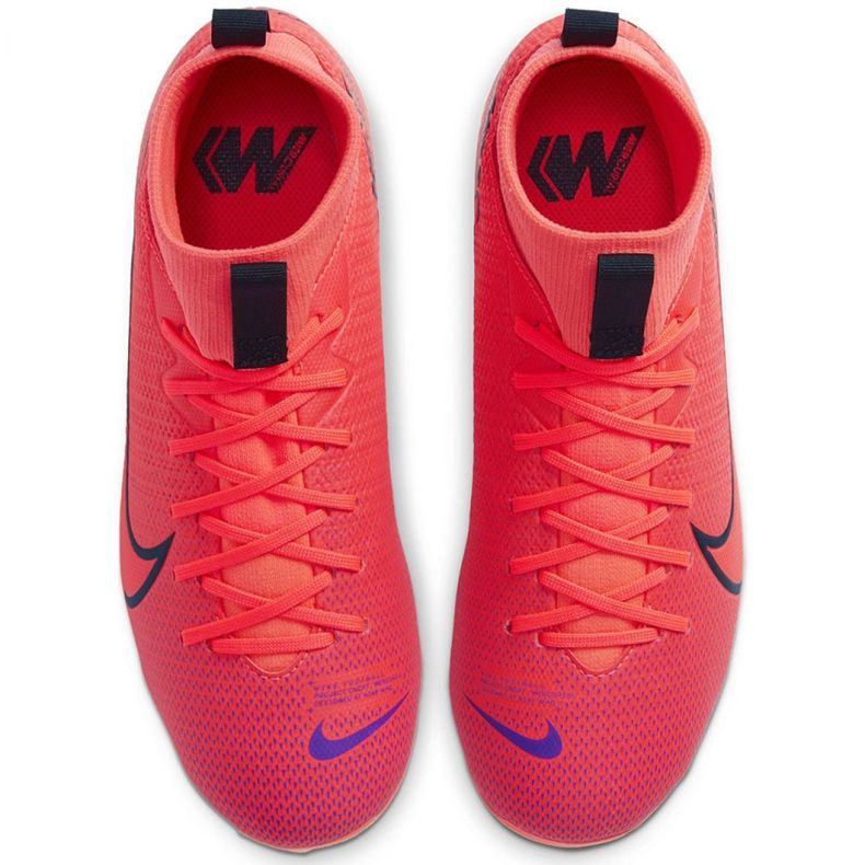 Nike Mercurial Superfly 7 Academy FG / MG Jr AT8120-606 scarpe da calcio rosso rosso 1
