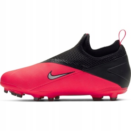 Nike Phantom Vsn 2 Academy Df FG / MG Jr CD4059-606 scarpe da calcio multicolore rosso 2