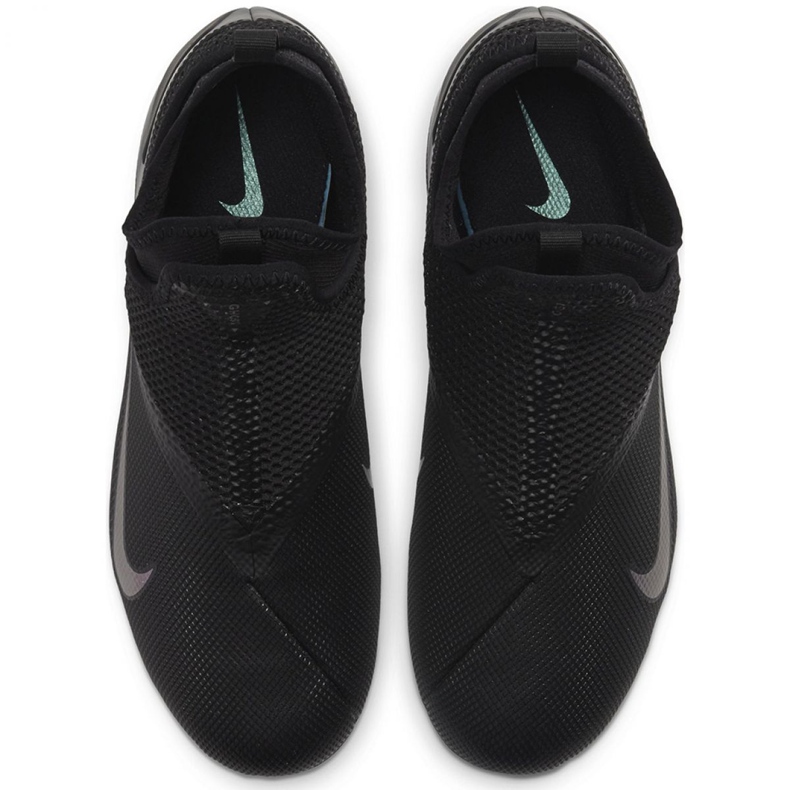 Nike Phantom Vsn 2 Academy Df FG / MG Jr CD4059-010 scarpe da calcio nero nero 1