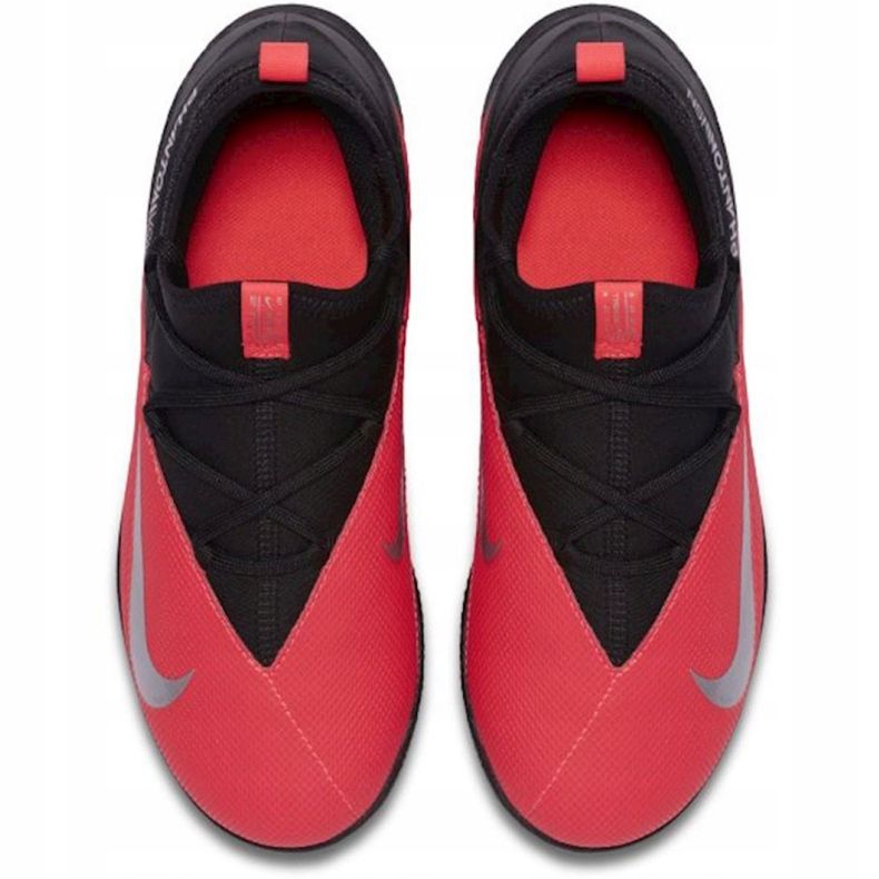 Scarpe indoor Nike Phantom Vsn 2 Club Df Ic Jr CD4072-606 rosso nero 1
