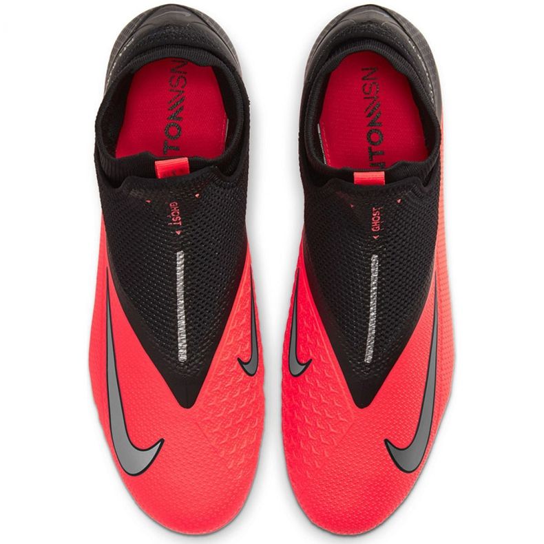 Nike Phantom Vsn 2 Pro Df Fg M CD4162-606 scarpe da calcio rosso rosso 1