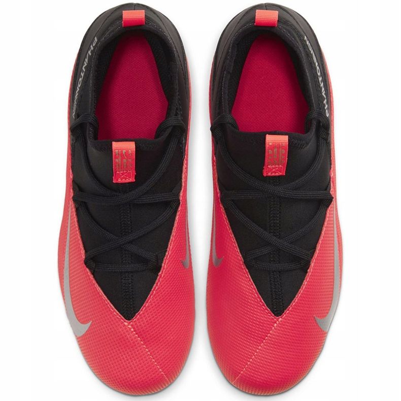 Nike Phantom Vsn 2 Club Df FG / MG Jr CD4061-606 scarpe da calcio rosso rosso 1