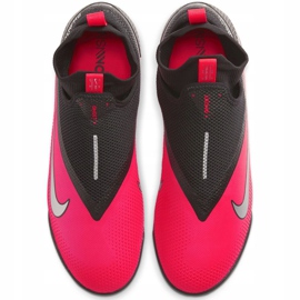 Nike React Phantom Vsn 2 Pro Df Tf M CD4174-606 scarpe da calcio rosso rosso 1