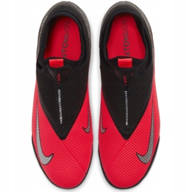 Nike Phantom Vsn 2 Academy Df Tf M CD4172-606 scarpe da calcio rosso rosso 1