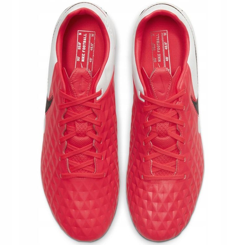 Nike Tiempo Legend 8 Pro Fg M AT6133-606 scarpe da calcio rosso arance e rosse 1