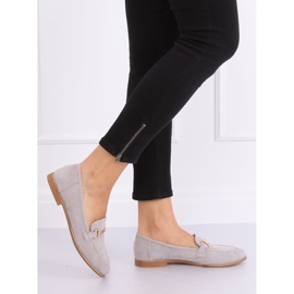 Grigio Mocassini grigi da donna T355P Grigio 1