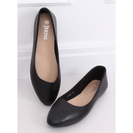 Ballerine in tinta unita nere Z1007 Black nero 1