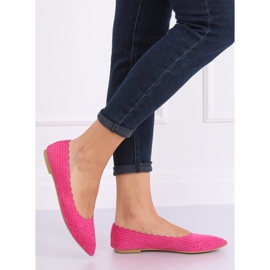 Ballerine traforate fucsia NK18P Fushia rosa 1
