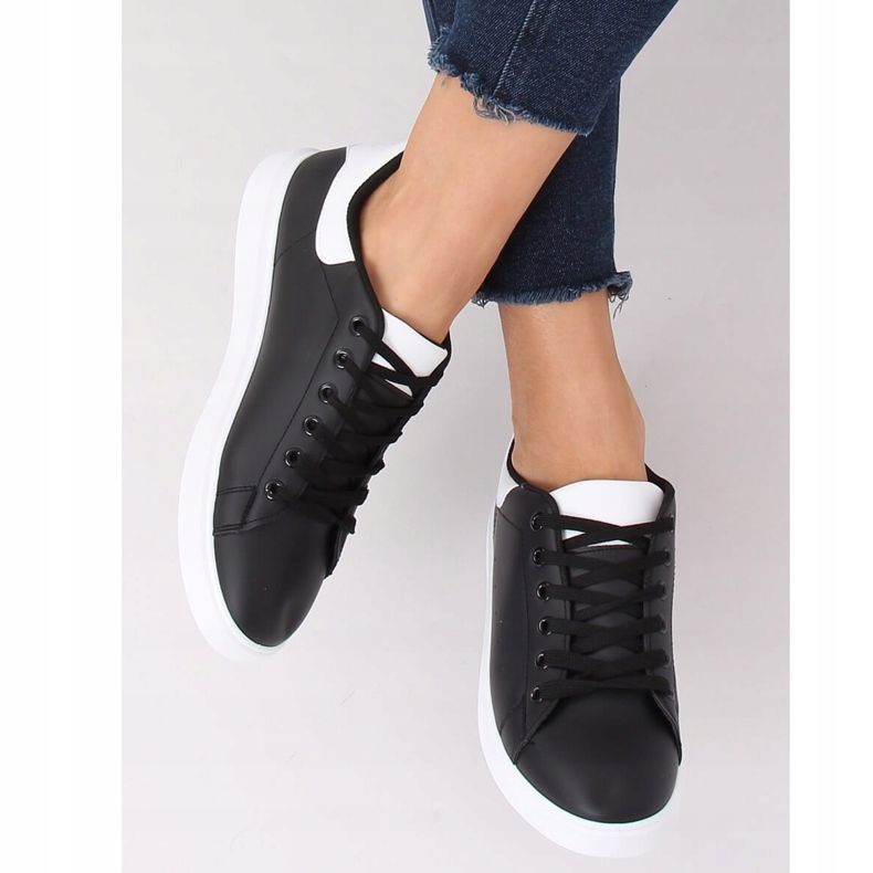 Sneakers nere da donna LA85P All Black bianco nero 2