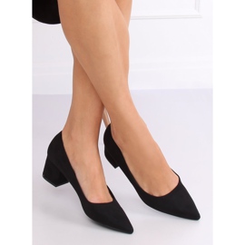 Décolleté tacco basso nero A-3370 Nero 1