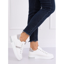 Scarpe sportive da donna bianche BL201P Grey bianco 2