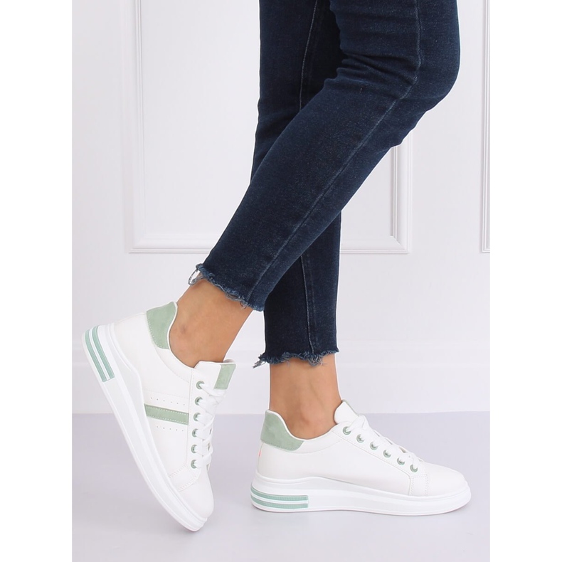 Scarpe sportive da donna bianche BL201P Green bianca 1