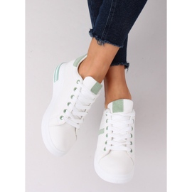 Scarpe sportive da donna bianche BL201P Green bianca 2
