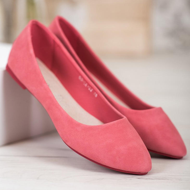 Goodin Ballerine Rosa Con Ecopelle 1