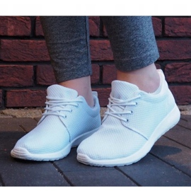 Sneakers sportive D016 Bianco bianca 1