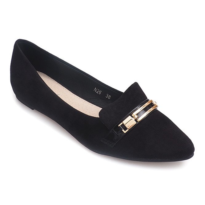 Ballerine Mocassini Con Eco-Suede N26 Nero 1