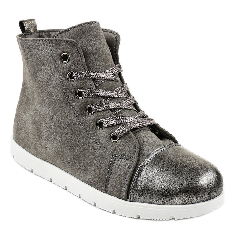 Calde scarpe da ginnastica grigie VT-63 grigio 1