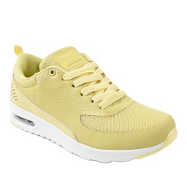 Scarpe sportive da donna alla moda beige GF7811 1