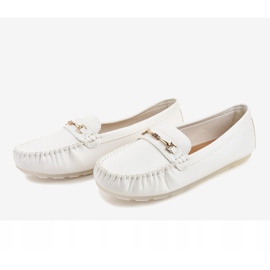 Mocassino ballerina in ecopelle bianca FM3102A bianco 2