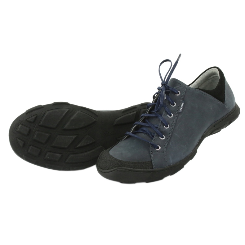 Granata Badura 3176 scarpe sportive nero blu navy 5