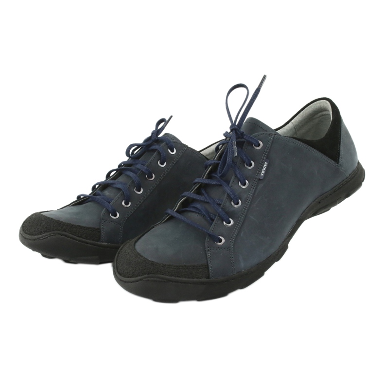 Granata Badura 3176 scarpe sportive nero blu navy 3