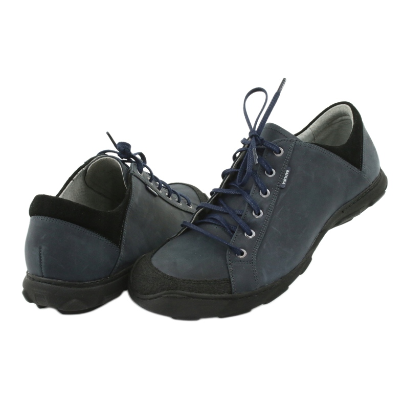 Granata Badura 3176 scarpe sportive nero blu navy 4