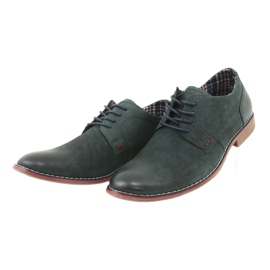 Scarpe casual da uomo casual American Club CY01 blu navy 3