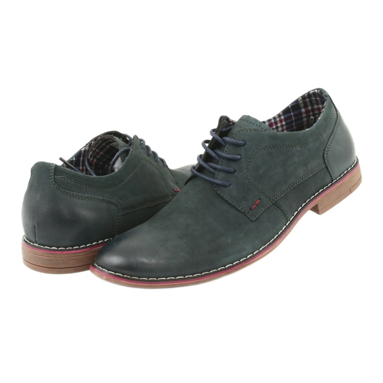 Scarpe casual da uomo casual American Club CY01 blu navy 4