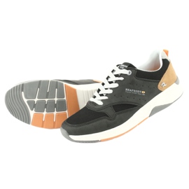 Scarpe sportive da uomo American Club RH19 nere nero 5