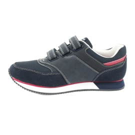 American Club Scarpe RH21 blu navy americano rosso 2